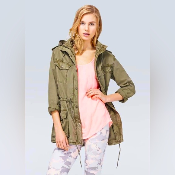 TALULA army green colored Trooper Spring/ Fall jacket - Picture 1 of 8